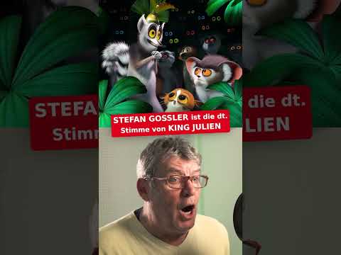 Stefan Gossler synchronisiert King Julien in "Madagascar"
