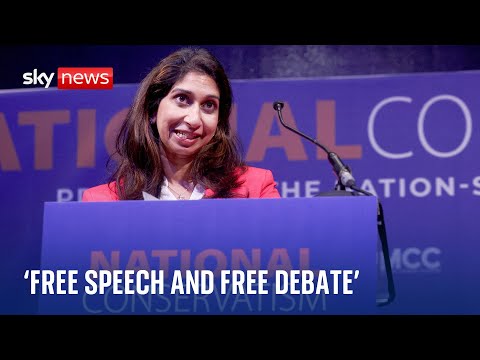 Braverman: 'Its a real shame the thought police shut down conference'