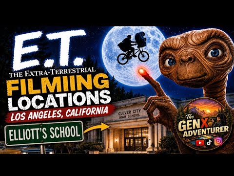 ET The Extra Terrestrial Filming Locations!! Elliott's School Los Angeles, CA