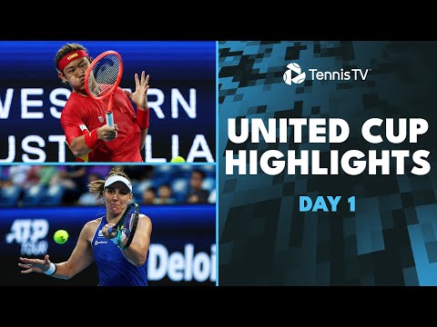 Rybakina vs Bouzas Maneiro, Zhang vs Mouteiro & More! 💪 | United Cup 2025 Highlights Day 1