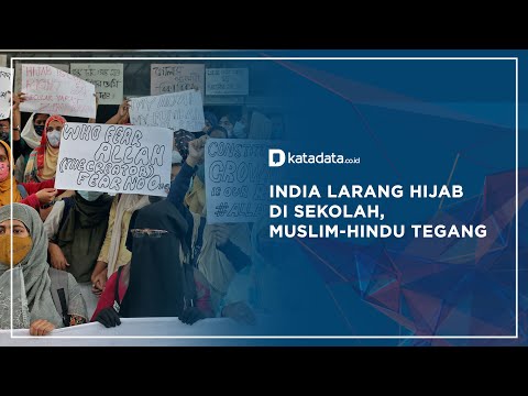 India Larang Hijab di Sekolah, Muslim-Hindu Tegang | Katadata Indonesia