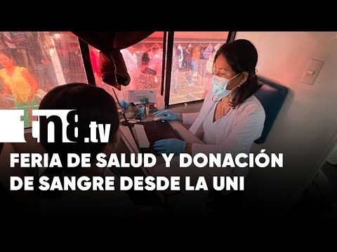 Jóvenes de la UNI se suman a feria de salud y donación de sangre - Nicaragua