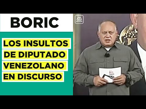 Insultos a Boric: Diputado venezolano Diosdado Cabello critica a mandatario chileno