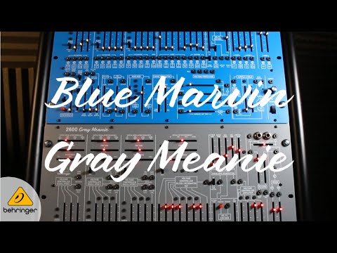 NAMM 2021 - Behringer 2600 Blue Marvin and Gray Meanie Limited Edition