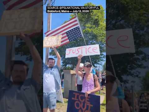 Maine Protesters Demand Answers After Fatal ICE Shooting