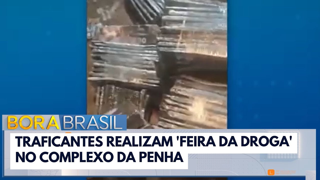 Traficantes realizam feira da droga no Complexo da Penha TV Online Traficantes realizam feira da droga no Complexo da Penha