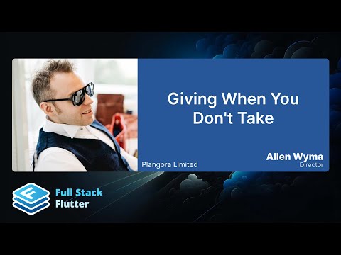 Allen Wyma: Giving when you don't take