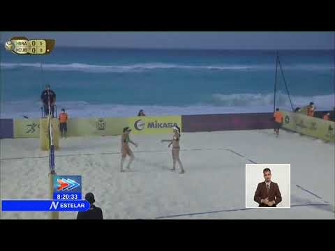 Cuba pierde 2-0 frente a Holanda en campeonato de volleyball de playa en Cancún