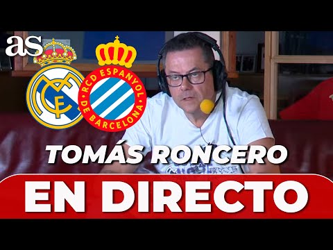 RONCERO, EN DIRECTO | REAL MADRID - ESPANYOL | REACCIÓN