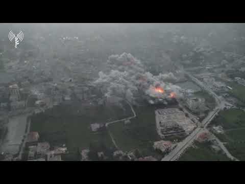 תיעוד מהשמדת תשתיות טרור של ארגון הטרור חיזבאללה