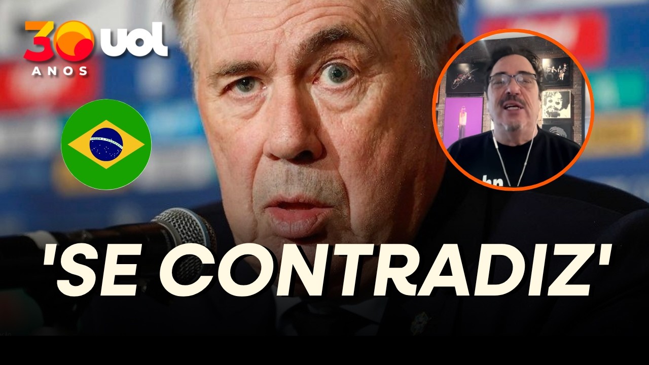 NÃO ACREDITO MAIS NO QUE ACREDITAVA COM RELAÇÃO AO ANCELOTTI! ELE SE CONTRADIZ; CASAGRANDE SINCERÃO