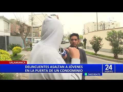 Salamanca: encapuchados asaltan y golpean a tres jóvenes en puerta de condominio