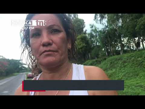 Ocupantes de camioneta sufren accidente en Diriamba - Nicaragua