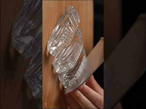 Glass Cut Like Butter|8K ASMR#8kvideoultrahd  #satisfyingvideo #hyperrealistic #glasscuttingasmr