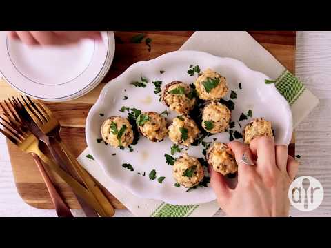 How to Make Stuffed Cream Cheese Mushrooms | Appetizer Recipes | Allrecipes.com
