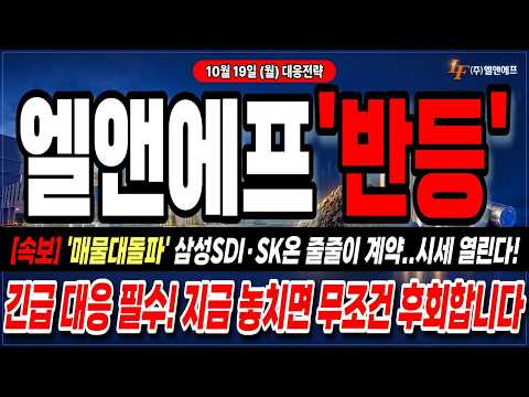 [엘앤에프 주가전망] 中 ESS 업체 미국서 철수 시작…이 종목 수혜 본격화되나!!