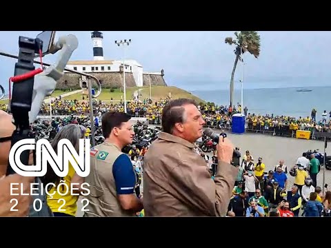 Jair Bolsonaro participa de evento de pré-campanha em Salvador | CNN SÁBADO