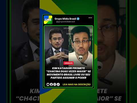 Kim Kataguiri promete CH4C1N4 duas vezes maior se Movimento Brasil Livre seu partido assumir o poder