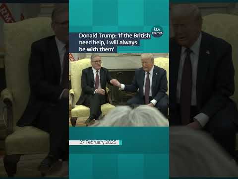 Donald Trump: 'If the British need help, I will always be with them' #itvnews #politics #trump