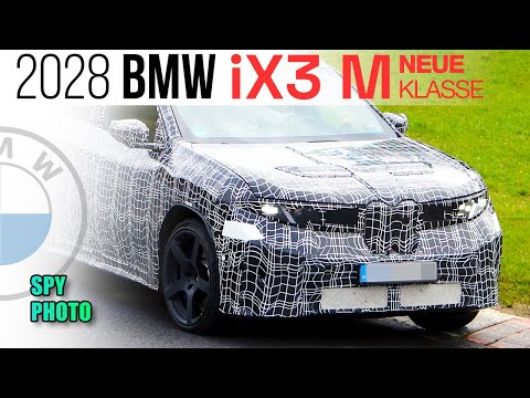 2027 BMW iX3 M at the Nurburgring // SPY PHOTOS