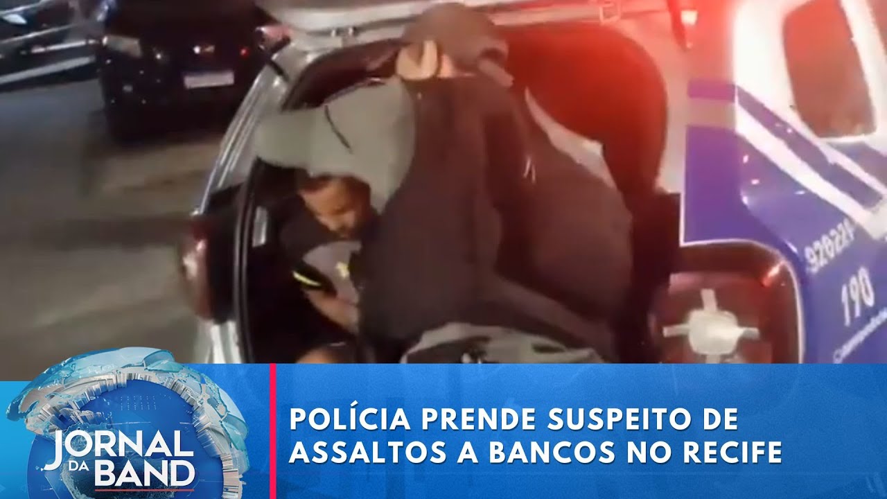 Polícia prende suspeito de assaltos a bancos e tráfico de drogas no Recife