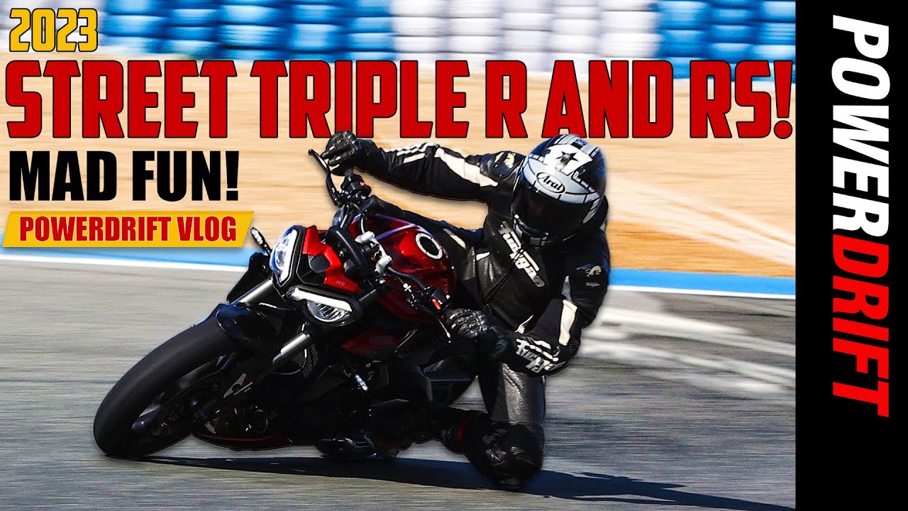 2023 Triumph Street Triple R and RS ft Circuito De Jerez | Ride Review | PowerDrift VLOG