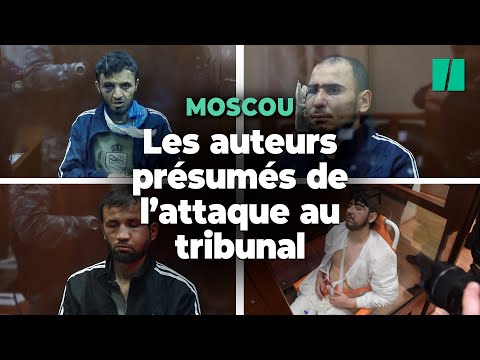 Les suspects de l'attentat de Moscou  au tribunal pour la première fois