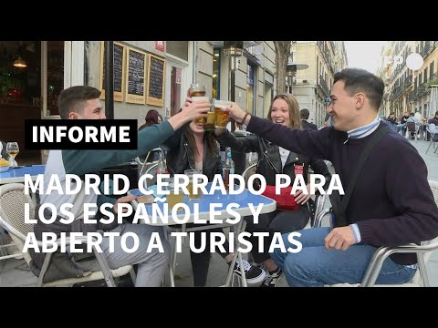 La paradoja de Madrid, cerrado para los españoles y abierto a los extranjeros | AFP