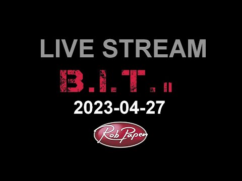 Rob Papen Live Stream 27 April 2023 BIT-2  & how the introduction video was created