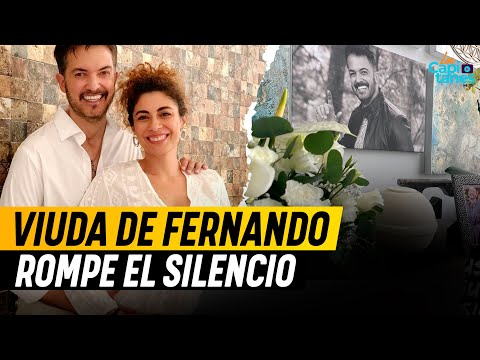 Viuda de Fernando del Solar rompe el silencio y revela dónde quedarán los restos del conductor