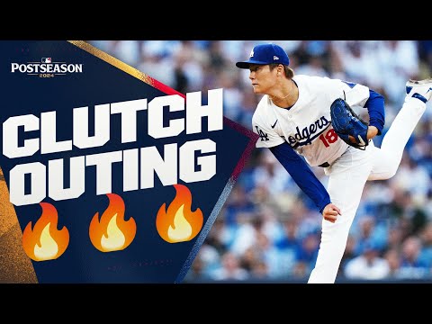 Yoshinobu Yamamoto tosses 5 SHUTOUT INNINGS in NLDS Game 5! | 山本由伸ハイライト