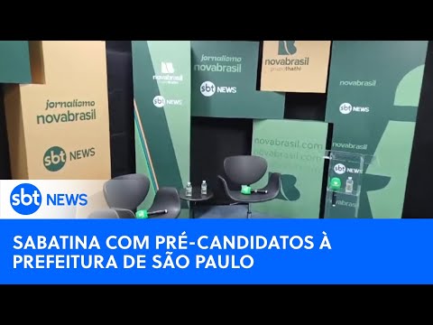SBT e Novabrasil fazem sabatina com pré-candidatos à prefeitura de SP | #SBTNewsnaTV (02/07/24)