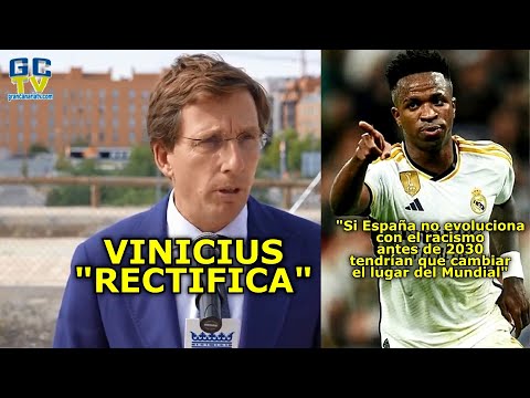 Almeida pide a Vinicius que rectifique tras pedir que el Mundial no se celebre en España por racismo