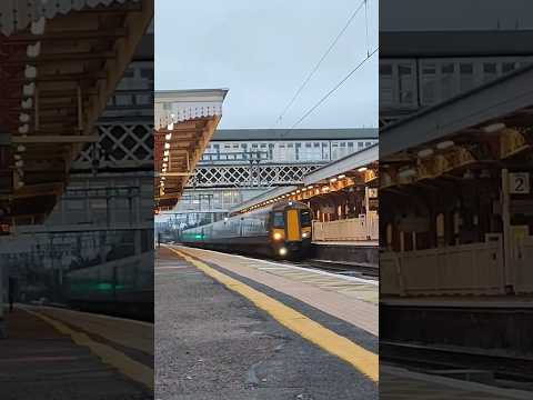 GWR Class 387 Passing Slough Station (18/02/23) #train #railway