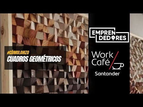 Cuadros geométricos: Dan vida a muebles y accesorios con técnica del mosaico