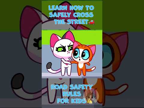 ⚠️ROAD SAFETY RULES FOR KIDS 🚗 #kids #animation