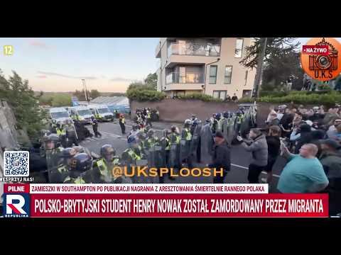 W Anglii wybuchły zamieszki po publikacji nagrania z aresztowania śmiertelnie rannego Polaka!