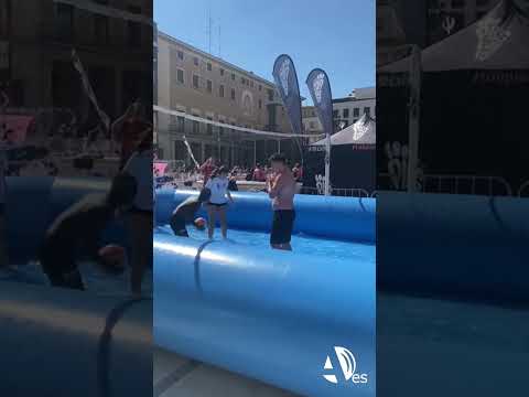 El deporte regresa a la plaza del Pilar para convertirla en un polideportivo mayúsculo