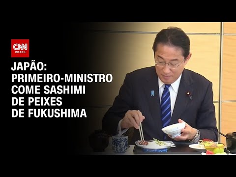 Japão: Primeiro-ministro come sashimi de peixes de Fukushima | CNN PRIME TIME