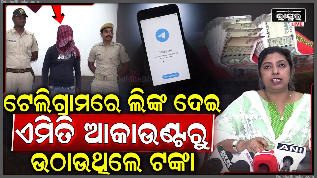 ଟେଲିଗ୍ରାମରେ ଲିଙ୍କ୍ ଦେଇ ୬ ଲକ୍ଷ ୯୦ ହଜାର ଠକିଥିବା ସାଇବର ଠକକୁ ଗିରଫ କଲା ପୋଲିସ