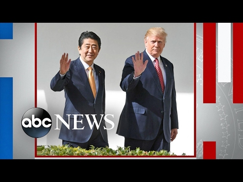 Donald Trump Meets With Japanese Prime Minister