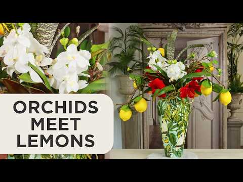 White Orchids & Lemons — A Tropical Combination Nobody Expects!