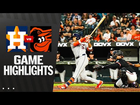 Astros vs. Orioles Game Highlights (8/22/25) | MLB Highlights