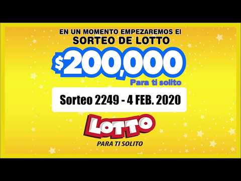Sorteo Lotto 2249 4-FEB-2020