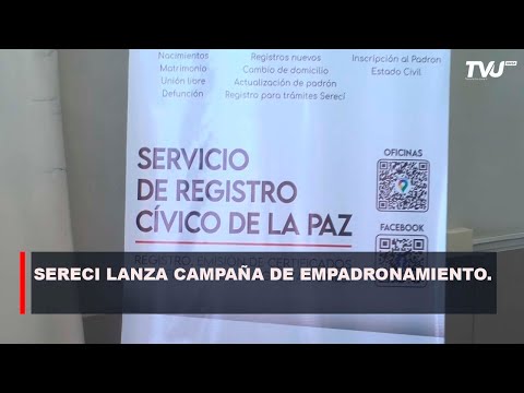 SERECI LANZA CAMPAÑA DE EMPADRONAMIENTO