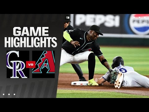 Rockies vs. D-backs Game Highlights (8/12/24) | MLB Highlights