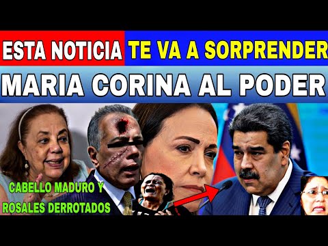 POR FIN HOY MARIA CORINA GANA ESTA NOTICIA DE VA SORPRENDER MADURO SE VA-NOTICIAS DE VENEZUELA HOY..
