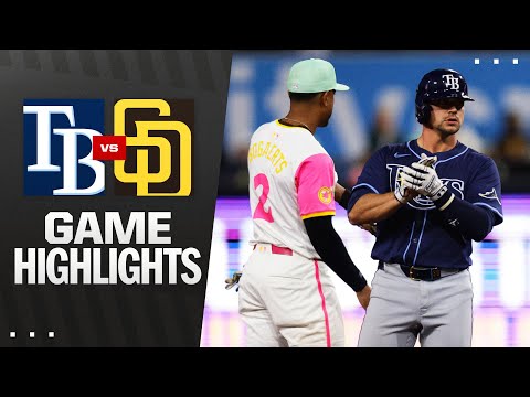 Rays vs. Padres Game Highlights (4/25/25) | MLB Highlights