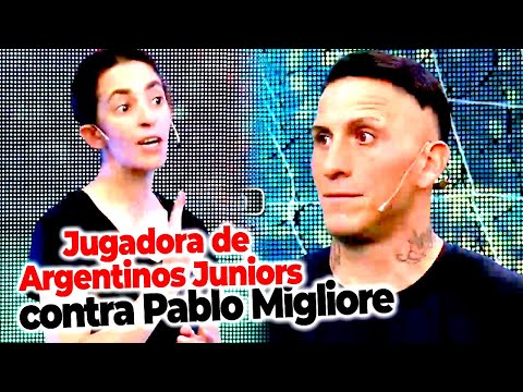 ¡Una jugadora de Argentinos Juniors desafió a Pablo Migliore en los penales!