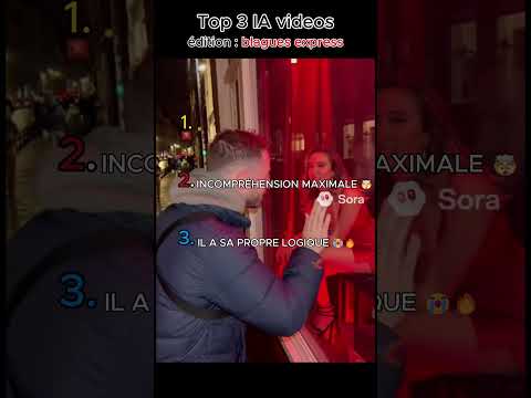 Humour surprise 🤯🎤 : 3 blagues DÉLIRANTES !💥 #ia #sora2  #pourtoi  #humoristefrancais